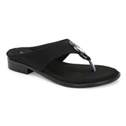 Women Thong Sandals (W-MT-18-BLACK)