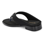 Women Thong Sandals (W-MT-18-BLACK)