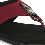 Women Thong Sandals (W-MT-18-CHERRY)