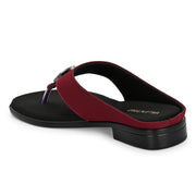 Women Thong Sandals (W-MT-18-CHERRY)