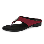 Women Thong Sandals (W-MT-18-CHERRY)