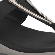 Women Wedge Comfort Sandals (W-MT-52-BLACK)