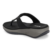 Women Wedge Comfort Sandals (W-MT-52-BLACK)