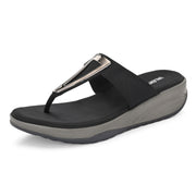 Women Wedge Comfort Sandals (W-MT-52-BLACK)