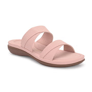 Women Double Strap Slides (W-MT-57-PEACH)