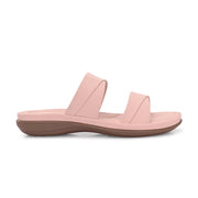 Women Double Strap Slides (W-MT-57-PEACH)