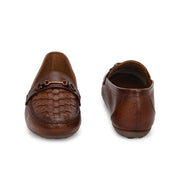 Women Premium Leather Laofers (W-MT-64-TAN)