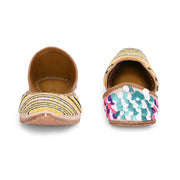 Women Embroidered Ethnic Jutti (W-PD-21-MULTI)