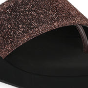 Women Wedge Slide Sandals (W-RST-052-COPPER)