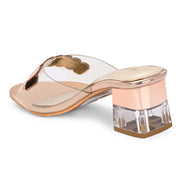 Women Transparent Slip-on Block Heel (W-RST-054-SULTAN)