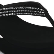 Women Embellished Wedge Heel Sandals (W-RST-079-BLACK)