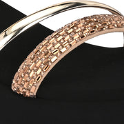 Women Metallic Embellished Wedge Sandals (W-RST-088-COPPER)