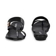 Women Black Daily Wear Flats (W-RST-105-BLACK)