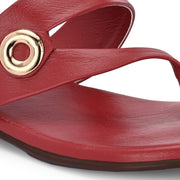 Women Maroon Daily Wear Flats (W-RST-105-MAROON)