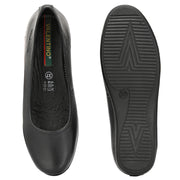 Women Comfort Ballerinas (W-SENORITA-20-BLACK)