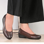 Women Comfort Ballerinas (W-SENORITA-20-BROWN)