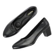 Women Block Heel Pumps (W-SG-06-BLACK)
