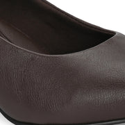 Women Block Heel Pumps (W-SG-06-BROWN)