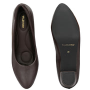 Women Block Heel Pumps (W-SG-06-BROWN)