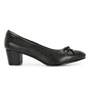 Women Block Heel Pumps (W-SG-30-BLACK)