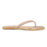 Women Elegant Slip-On Flats (W-SHI-117-ROSEGOLD)