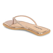 Women Elegant Slip-On Flats (W-SHI-117-ROSEGOLD)