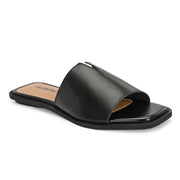 Women Contemporary Comfort Slides (W-SHI-121-BLACK)