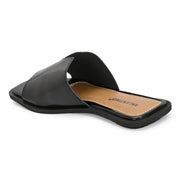 Women Contemporary Comfort Slides (W-SHI-121-BLACK)