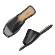 Women Contemporary Comfort Slides (W-SHI-121-BLACK)