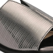 Women Contemporary Comfort Slides (W-SHI-121-GUNMETAL)