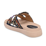 West Port Women Double Strap Comfort Slides (W-SHI-129-NAVY)