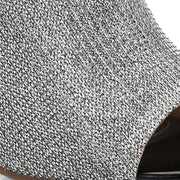 Women Slip-on Block Heel (W-SHI-73-GUNMETAL)