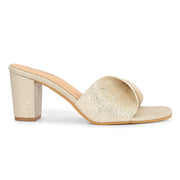 Women Party Reay Block Heel (W-SHI-96-OFFWHITE)