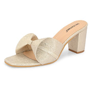 Women Party Reay Block Heel (W-SHI-96-OFFWHITE)