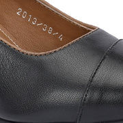 Women Block Heel Pumps (W-SHINE-11-BLACK)