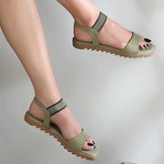 Women Platform Block Heel Sandals (W-SN-06-OLIVE)