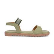 Women Platform Block Heel Sandals (W-SN-06-OLIVE)