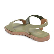 Women Platform Block Heel Sandals (W-SN-06-OLIVE)