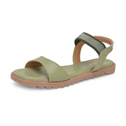 Women Platform Block Heel Sandals (W-SN-06-OLIVE)