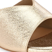 Women Metallic Gold Block Heel Sandals (W-SN-13-GOLD)