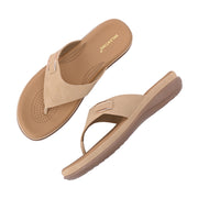 Women Casual Comfort Slippers (W-SN-18-BEIGE)