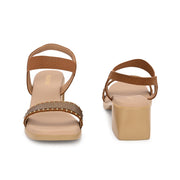 Women Block Heel Sandals (W-SN-19-ANTIQUE)