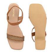 Women Block Heel Sandals (W-SN-19-ANTIQUE)