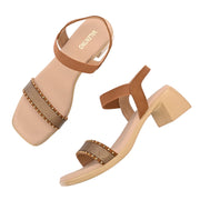 Women Block Heel Sandals (W-SN-19-ANTIQUE)