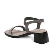 Women Block Heel Sandals (W-SN-19-GREY)