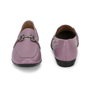 Women Premium Leather Loafers (W-VICTORIA-02-LILAC)