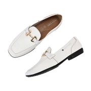 Women Premium Leather Loafers (W-VICTORIA-02-WHITE)
