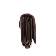 West Port Premium Leather Women Clutch Wallet (W-WT-AO-01-BROWN)