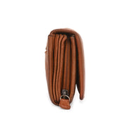 West Port Premium Leather Women Clutch Wallet (W-WT-AO-01-COGNAC)