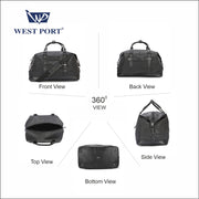 West Port Trendy & Classy Weekender Duffle Bag – Premium Travel Companion